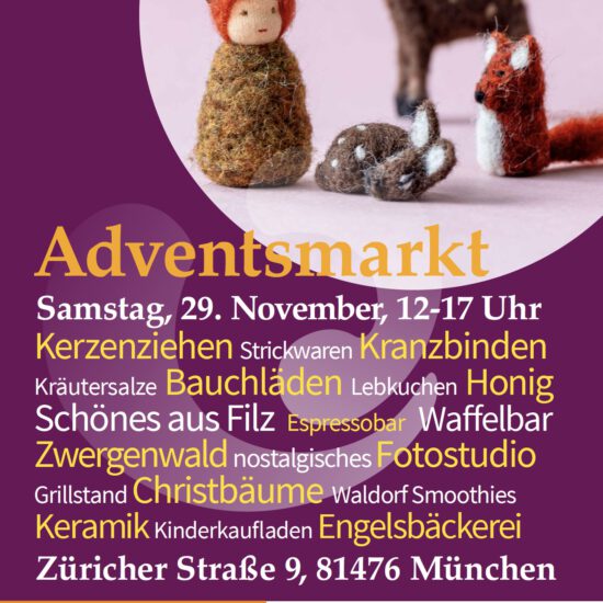 Adventsmarkt der Freien Waldorfschule München Südwest